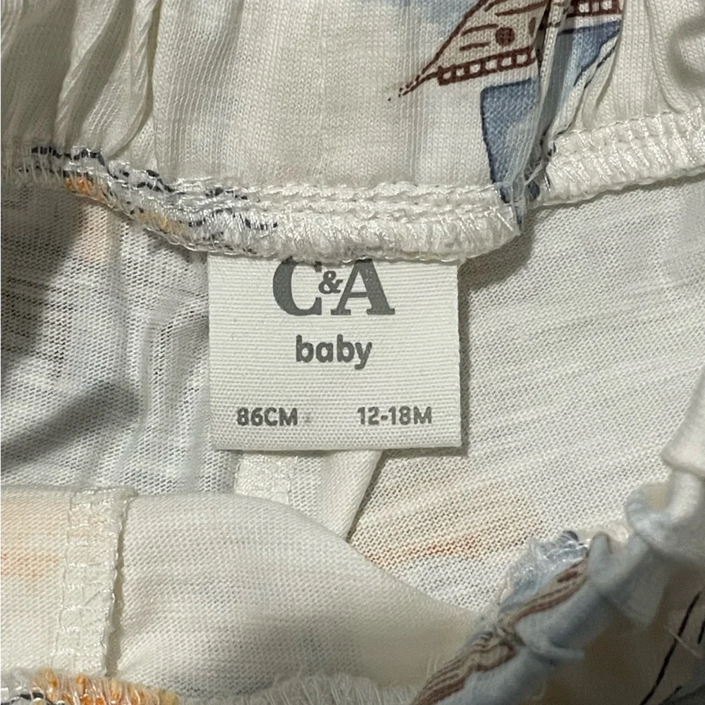 Light Blue 'Make Waves' Kids Pajama Set with Printed Shorts - Picture 8 of 9